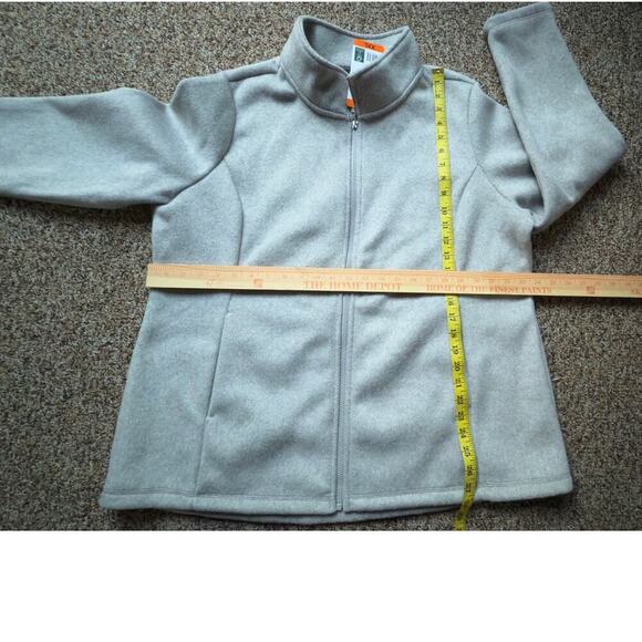 NWT 32 Degrees Women's Heat Brushed Faux Wool Jacket Full Zip Gray XXL - Winter - Picture 6 of 9